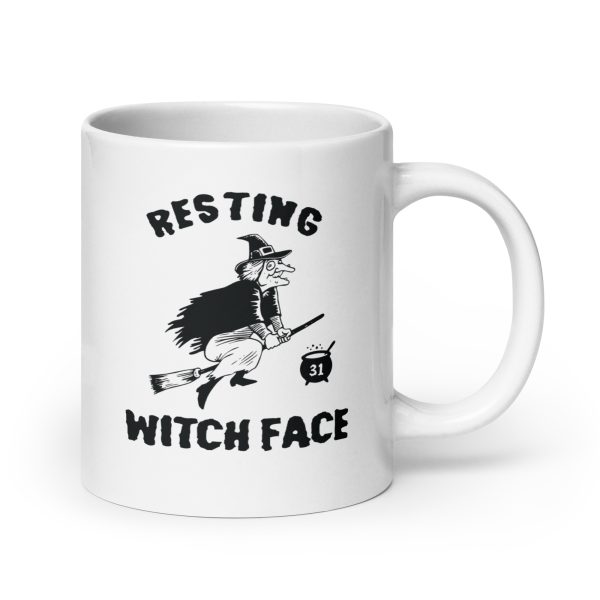 Resting witch face funny Halloween coffee mug / cup - Image 7