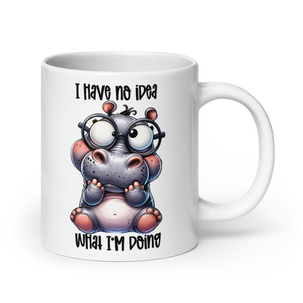 I have no idea what I'm doing funny dinosaur coffee mug / cup - Image 7