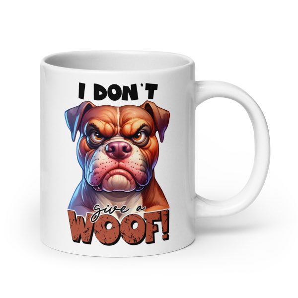 I don't give a woof funny dog coffee mug / cup - Image 7