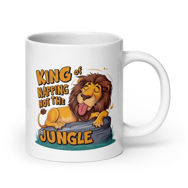 King of napping not the jungle funny lion coffee mug / cup - Image 7