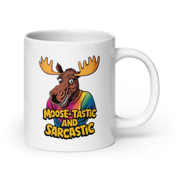 Moose-tastic and sarcastic funny moose coffee mug / cup - Image 7