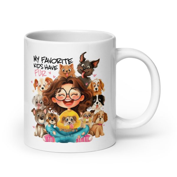 My favorite kids have fur funny coffee mug / cup - Image 7