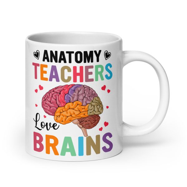 Anatomy teachers love brains funny coffee mug / cup - Image 7