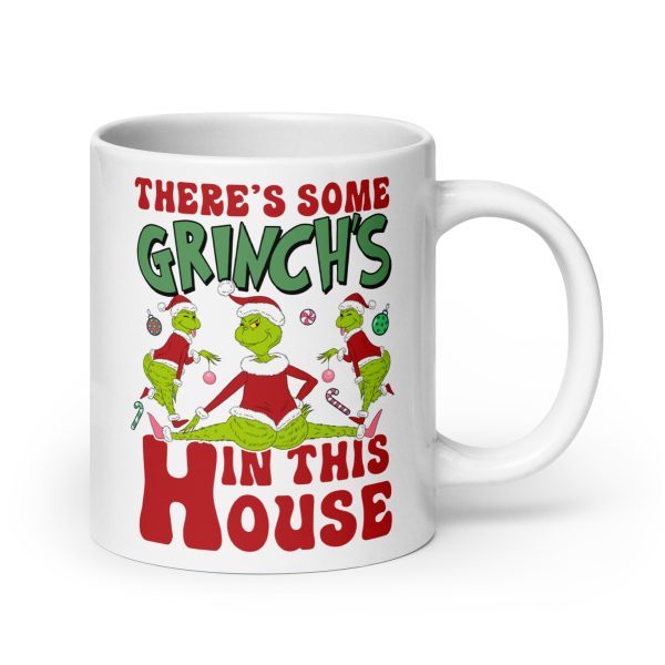 There's some Grinch's in this house funny coffee mug / cup - Image 7