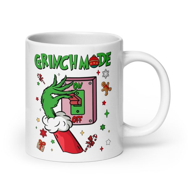 Grinch mode on funny coffee mug / cup - Image 7