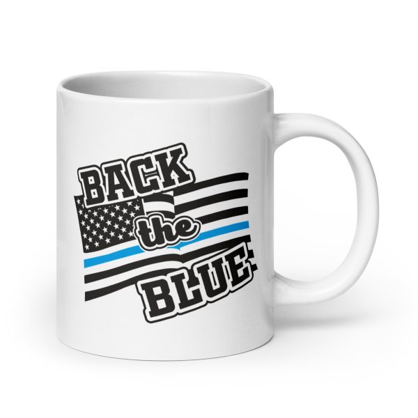 Back the blue funny coffee mug / cup - Image 7