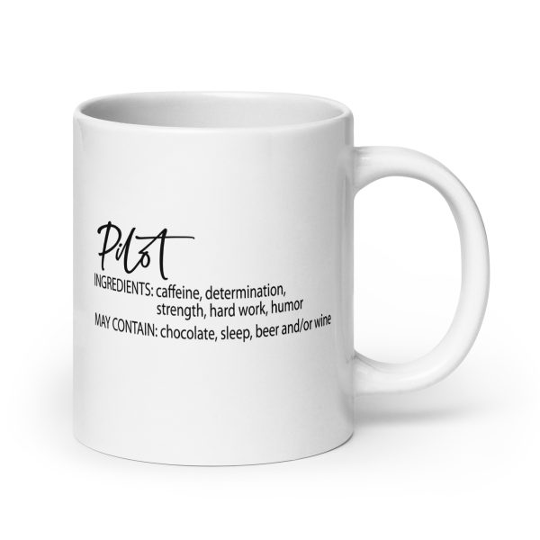 Pilot ingredients funny coffee mug / cup - Image 7