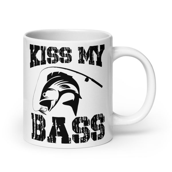 Kiss my bass funny coffee mug / cup - Image 7