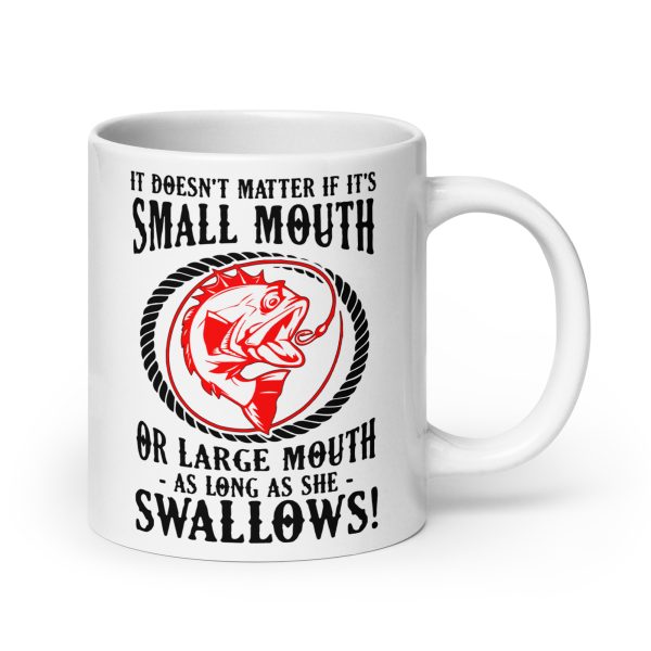 It doesn't matter if it's small mouth or large mouth as long as she swallows funny coffee mug / cup - Image 7